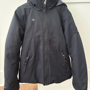 Obermeyer Black Hooded Jacket